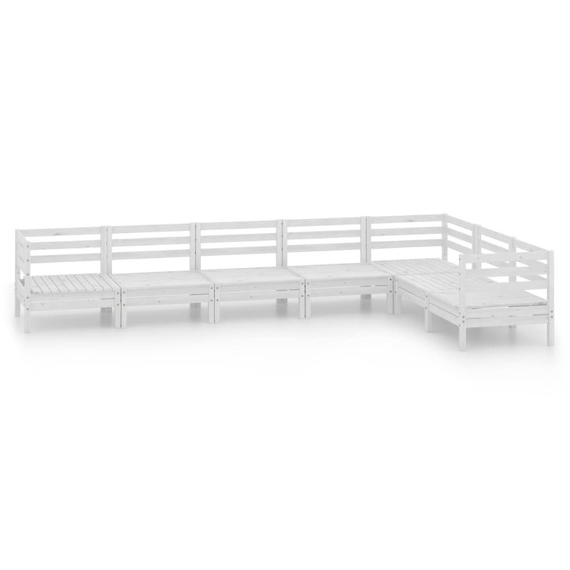 Ensemble modulaire de patio 25 po Massad, Blanc