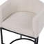 Upholstered Counter Stool with Metal Frame-669509955