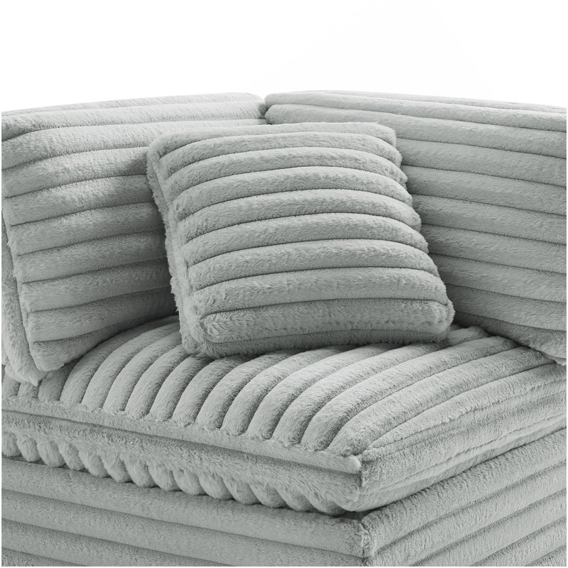 Ensemble de 3 pièces en tissu moelleux en polyester en forme de corde Jenny de Jenny