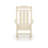 Beige Traditional Porch Rocker – Classic HDPE Poly Lumber For Porch, Patio, And Garden Comfort-2039732253