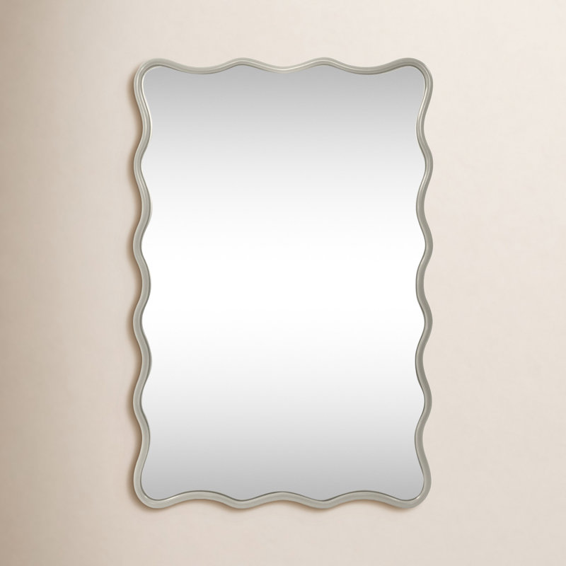 Angelo Rectangle Mirror, Nickel