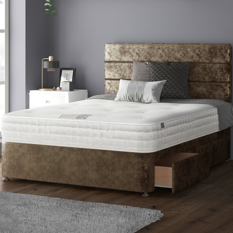 Brand Upholstered Headboard, Double (4'6), Truffle