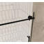 Porte de douche sans cadre, verre trempé transparent de 1/4 po (6 mm), film antidéflagrant, poignée en acier inoxydable-115606788-115606790
