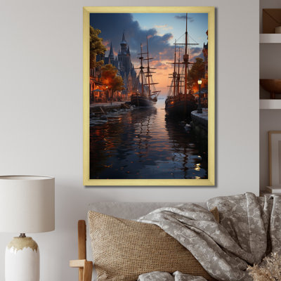 Helden, Allemagne, vue sur le port