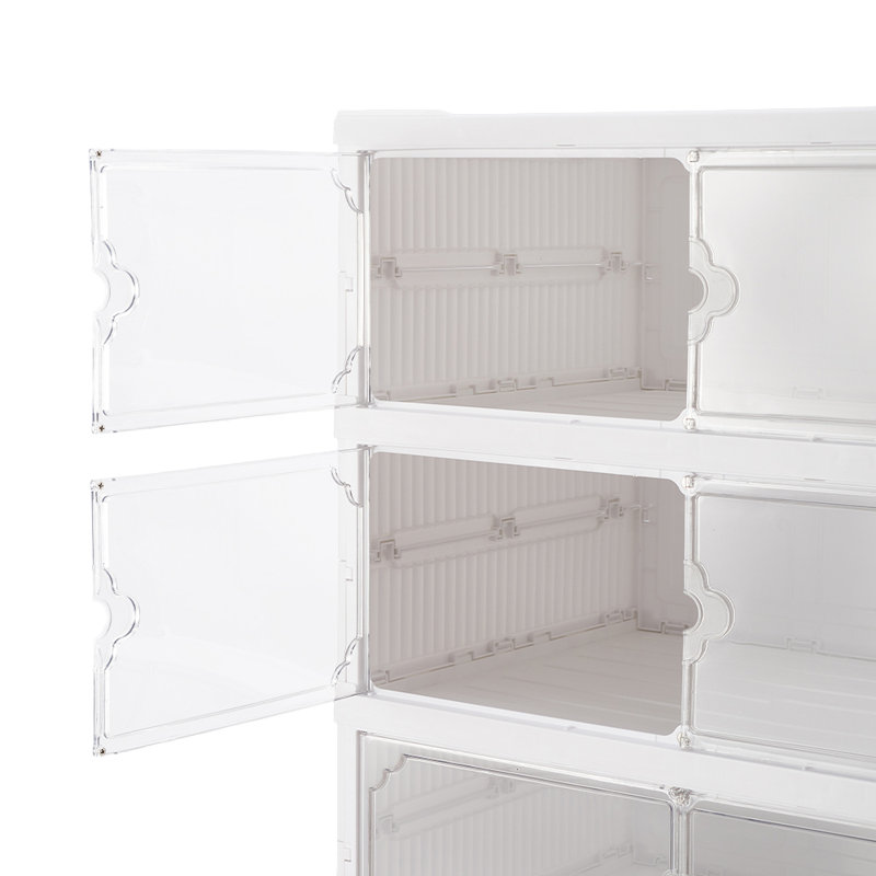 18 Pair Stackable Shoe Rack