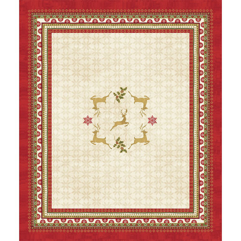 Simply Christmas Tablecloth, 84" x 70"