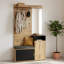 105 cm W Hall Tree with Storage Bench and Shoe Storage