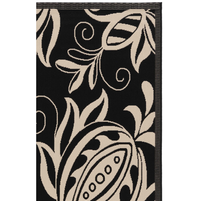 Herefordshire Performance Floral Indoor/Outdoor Area Rug, Rectangle 4' x 5'7"