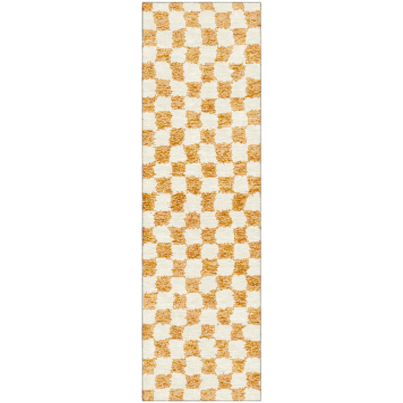 Premium Machine Washable Millbrook AMF1958 Geometric Rug, Runner 2'3" x 7'6"