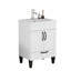 Meuble-lavabo avec lavabo, armoire de salle de bain avec 2 portes et 1 grand tiroir