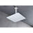 Bathroom Shower Head With High And Self-Cleaning - Stainless Steel, Water Saving, 12X12 In, White Steel Rainfall , Self-Cleaning,-127299618