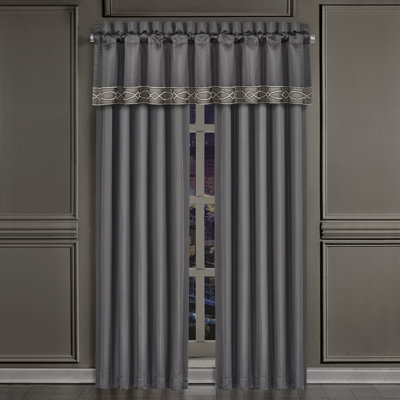 Deco - Charcoal 84" Window Panel Pair