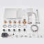 Système de douche thermostatique mural avec 3 jets de corps et tablette de rangement-106296429