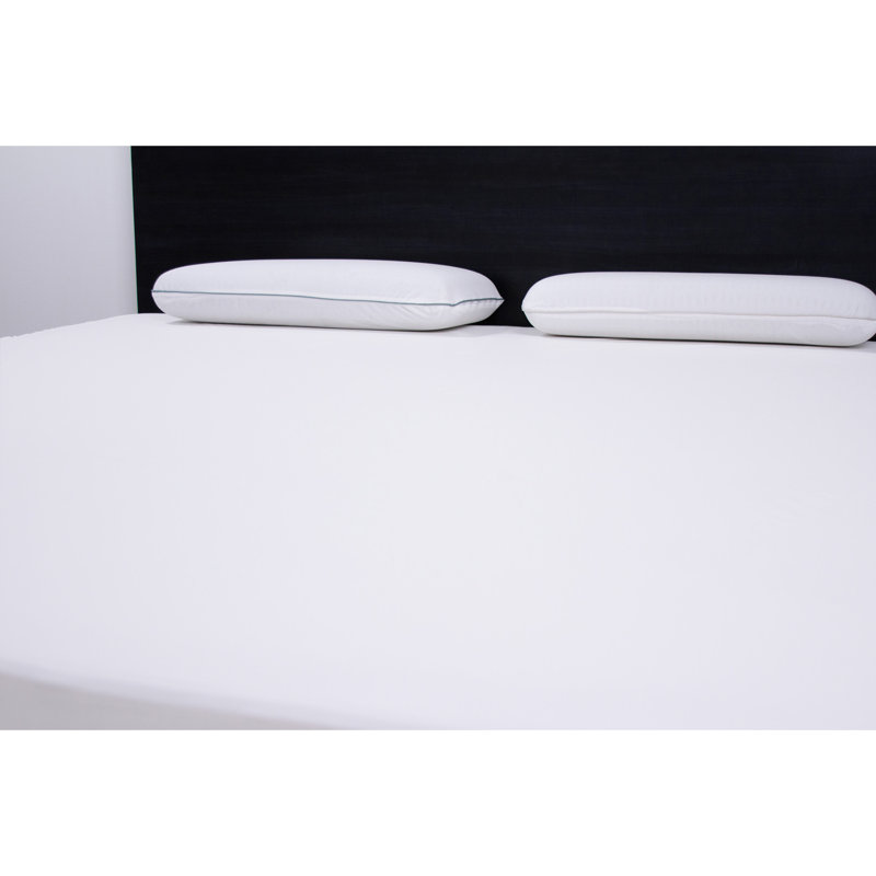 Housse de protection pour matelas en polyester à surface lisse et hypoallergénique, Lit simple