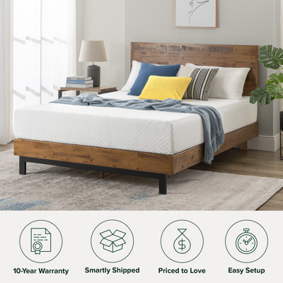 Plush Cooling Gel Memory Foam Mattress - Sleep by Wayfair™