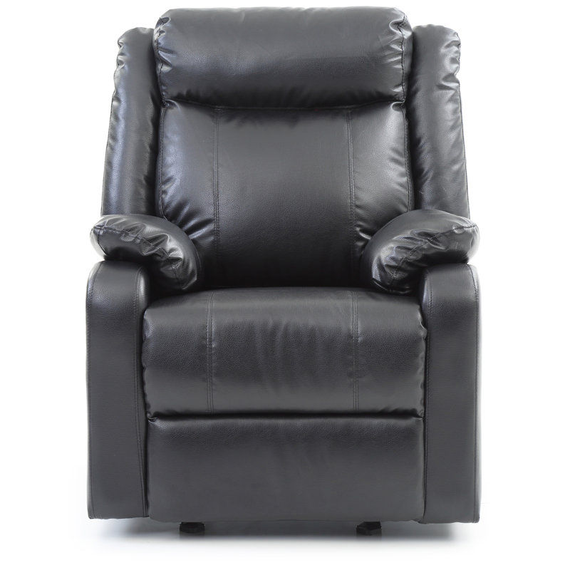 Fauteuil inclinable Ward, noir, Noir