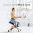 Adjustable Height Ergonomic Kneeling Chair with Footrest