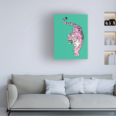 Art sur toile rose, petit doyen, bolologien