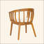 Ensemble de 2 fauteuils de salle à manger Klismos