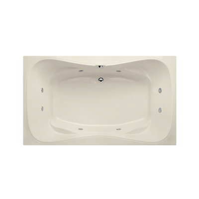 Builder Hourglass 72'' L Whirlpool Bathtub