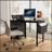 47.3"Office Desk With Power Outlet,3Drawers And Side Pocket, Easy To Assemble,Frame Stability Reversible For Home Office Study-1236719649
