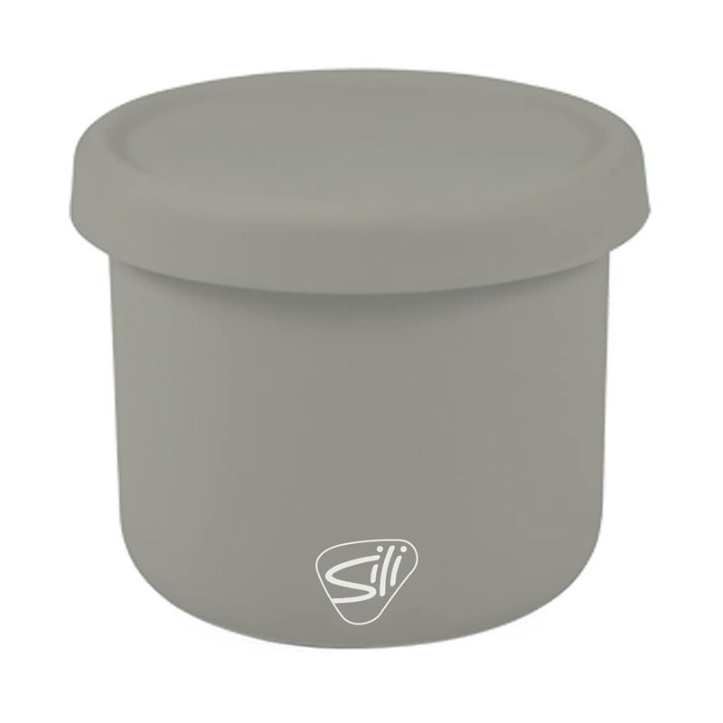 Silipint: Bols à couvercle en silicone de 10 oz: Paquet de 2 pierres de lune incassables, flexibles, four à micro-ondes, lave-vaisselle, antidérapant