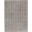 Geometric Area Rug in Dark Moss Green