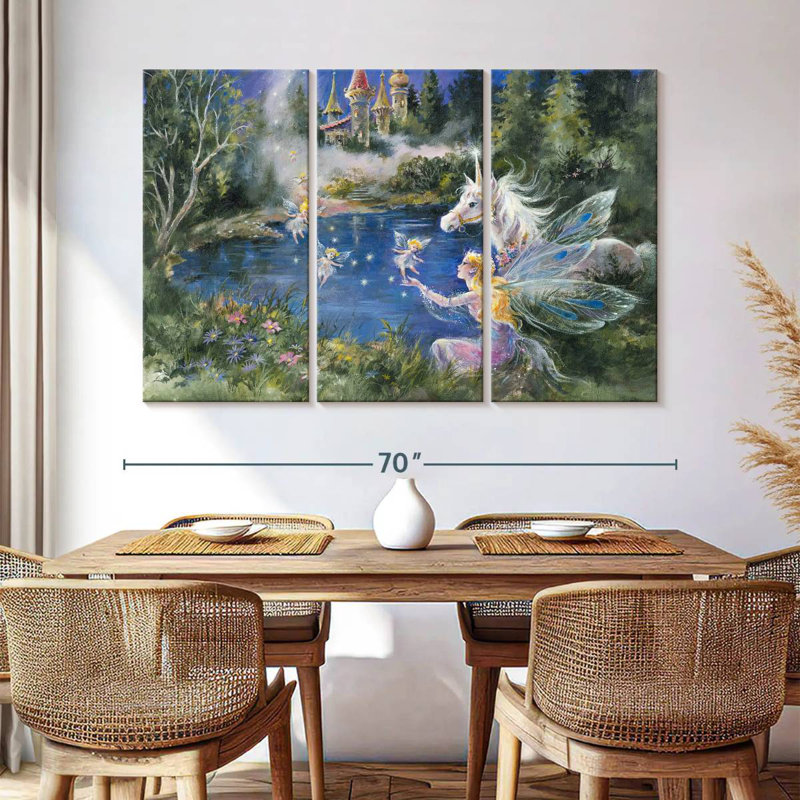 Ashelle Castles III, 42" H x 65" W