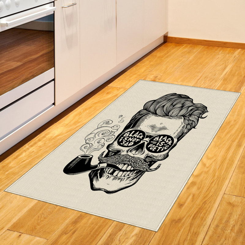 Indie High Density Long Fiber Poly Threads Decorative Area Rug Carpet, Rectangle 2'7" x 5'
