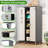 Canalou 71" H x 31" W x 16" D Double Rolling Storage Cabinet with Lockable doors-109457229