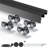 Bypass Door Hardware Bypass Closet Door Track Kit for 2 Door System-111782597-111782599