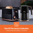 GEEPAS 1.7L Electric Kettle & 2 Slice Bread Toaster, Aurora Collection