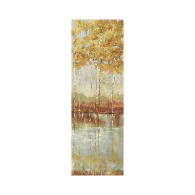 Reflections II by Allison Pearce - Wrapped Canvas Panoramic Painting, 121.92 cm H x 40.64 cm W x 3.175 cm D