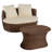 Riarna 4 - Person Patio Conversation Set with Cushions-188461653-188461654
