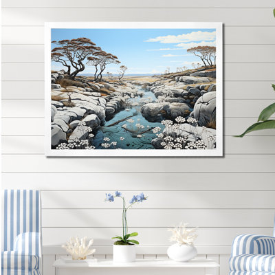 Wild River Landscape - Landscape Canvas Art Print