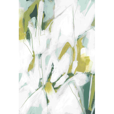 Emerald Ice II - peinture sur toile tendue