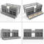 Lit mezzanine avec tablettes et rangements multiples-272616629-272616628