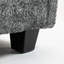 Fauteuil d'appoint surdimensionné Boucle, canapé-lit simple gris froid avec repose-pieds portatif pour la chambre à coucher du salon-874157307