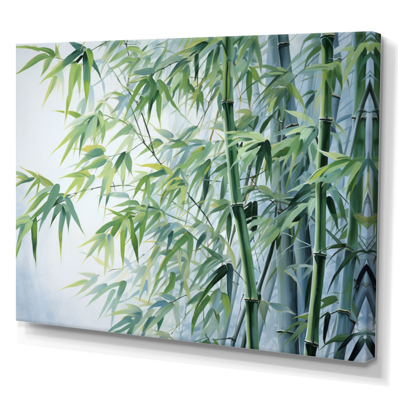 Bamboo Romantic Dream V, reproduction d'art sur toile, H 34 po x l 44 po x P 1,5 po, Toile tendue