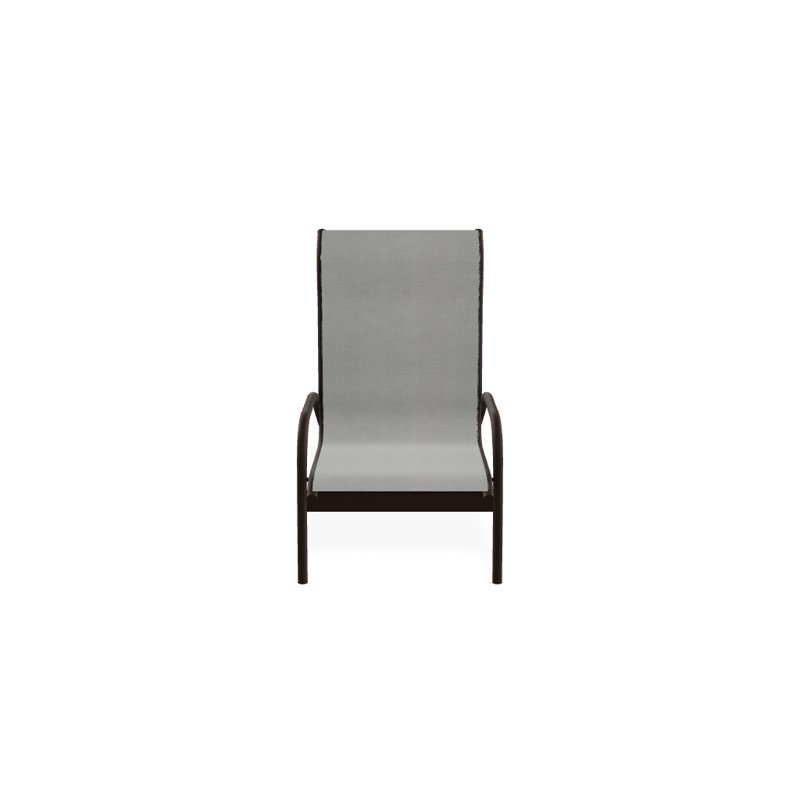 Gardenella Patio Chair, Alloy Sunbrella®, Kona