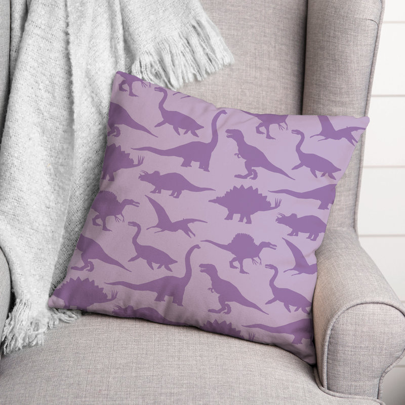 Housse de coussin carrée/insert, Mauve / Mauve