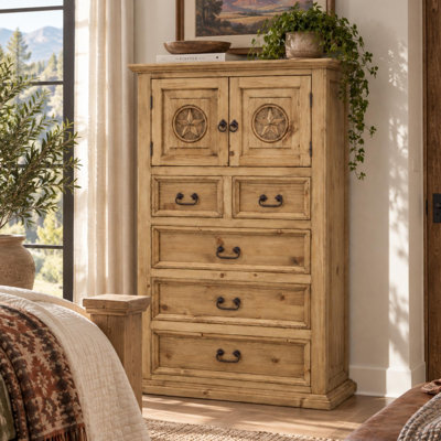 Chest with Carved Star
