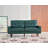 Faux Leather Square Arm Loveseat-81892250-118588785