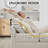 Modern Chaise Lounge Chair With Adjustable Backrest, Corduroy Indoor Leisure Sofa Recliner, Oversized Accent Chair Deep Seat Reading Armchair For Living Room, Bedroom, Office-1274011209