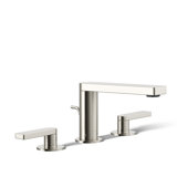 Composed Widespread Bathroom Faucet with Drain Assembly