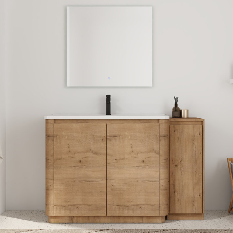 52'' Single Bathroom Vanity with Ceramic Top, 52''