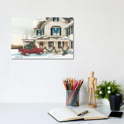 " Preparing For Christmas " by John Rossini Painting Print