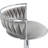 Christal Swivel Upholstered Adjustable Height Counter Stool-90489178-93480939