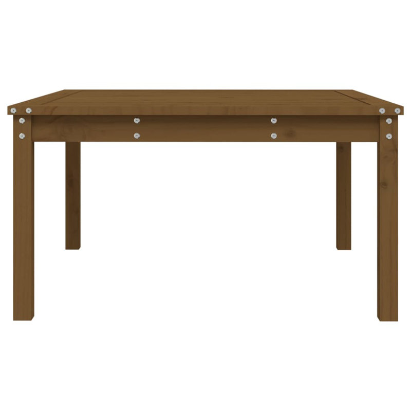 Jattin Square Pine Outdoor Coffee Table , 82.5cm cm W 82.5cm cm D, Honey Brown