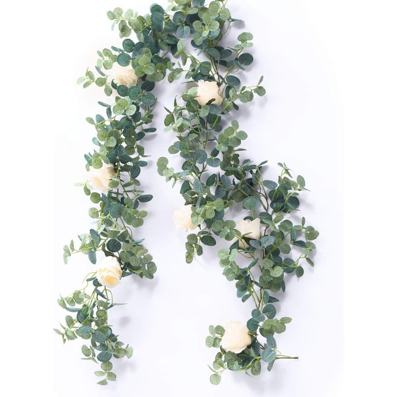 Eucalyptus Garland With Roses